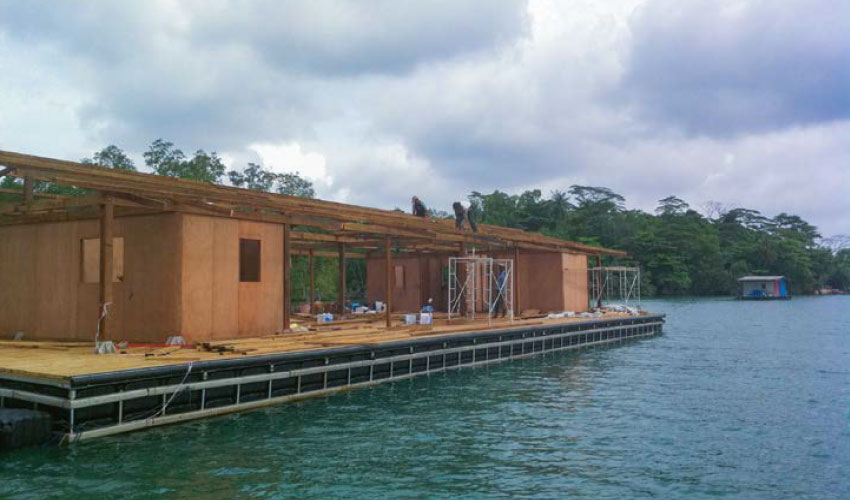 Edificaciones flotantes